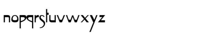 Pekin ML Font LOWERCASE