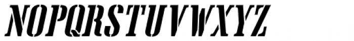 Pekoe JNL Oblique Font LOWERCASE