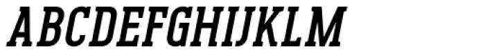 Pekora Bold Serif Italic Font UPPERCASE
