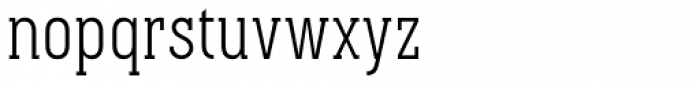 Pekora Light Slab Serif Font LOWERCASE