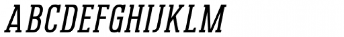 Pekora Regular Serif Italic Font UPPERCASE