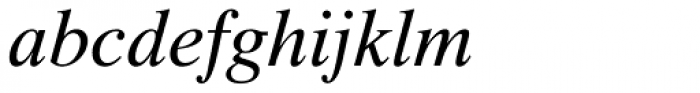Pelham DT Italic Font LOWERCASE