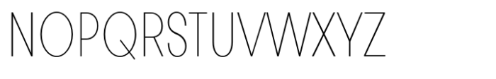 Pelinka Condensed Thin Font UPPERCASE
