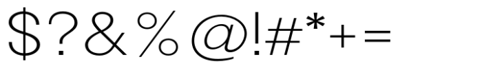 Pelinka Expanded Extra Light Font OTHER CHARS