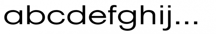 Pelinka Expanded Font LOWERCASE