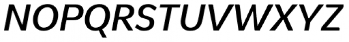 Pelita Grande Semi Bold Italic Font UPPERCASE