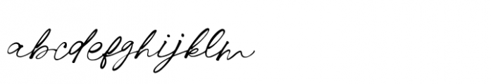 Pellegrie Signature Regular Font LOWERCASE