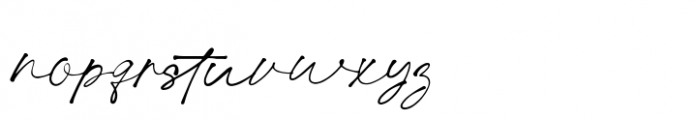 Pellegrie Signature Regular Font LOWERCASE