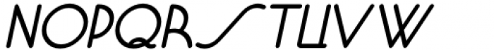 Pen Moderne JNL Oblique Font UPPERCASE