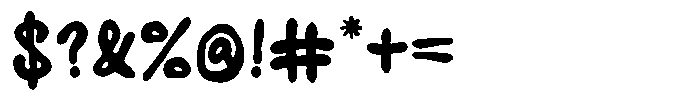 Pen Notes Bold Font OTHER CHARS