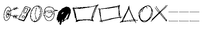 Pen Notes Icon Font LOWERCASE