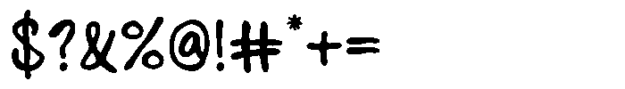 Pen Notes Regular Font OTHER CHARS