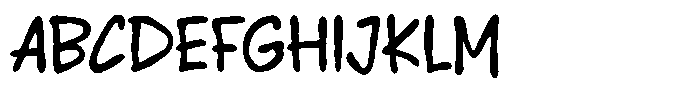 Pen Notes Regular Font UPPERCASE