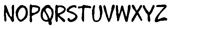 Pen Notes Regular Font UPPERCASE