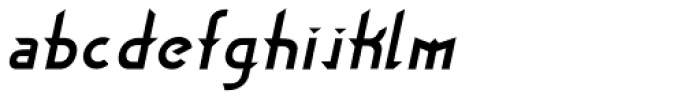 Penang Italic Font LOWERCASE
