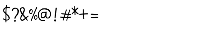 Pencil Note Font OTHER CHARS