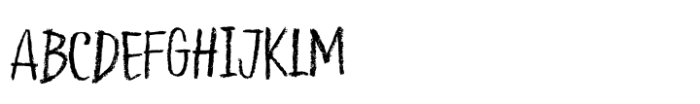 Pencil Project Font UPPERCASE