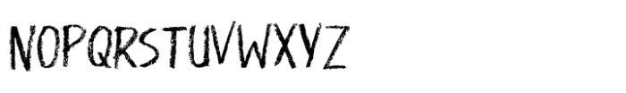 Pencil Project Font UPPERCASE