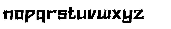 Pencil Trace Font LOWERCASE