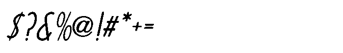 Penlettered Note JNL Penlettered Note Oblique JNL Regular Font OTHER CHARS