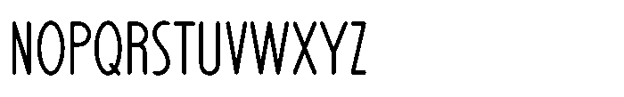 Penlettered Note JNL Regular Font LOWERCASE