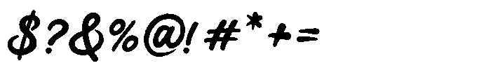 Penlinea Font OTHER CHARS
