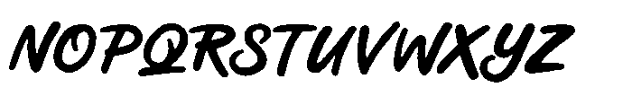 Penlinea Font UPPERCASE