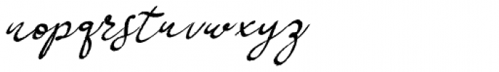 Penlovely Font LOWERCASE
