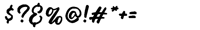 Penned Casual Font OTHER CHARS
