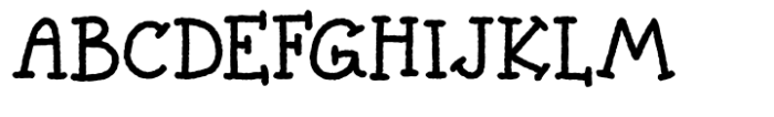 Penny Scrap Regular Font UPPERCASE