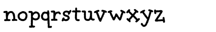 Penny Scrap Regular Font LOWERCASE