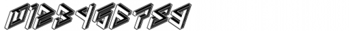 Penrose Geometric Bold Italic Reverse Font OTHER CHARS