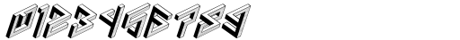 Penrose Geometric Italic Font OTHER CHARS