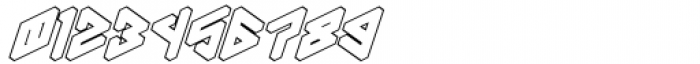 Penrose Geometric Mask Italic Line Font OTHER CHARS