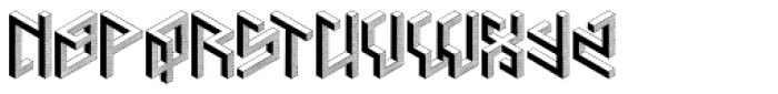 Penrose Geometric Font UPPERCASE