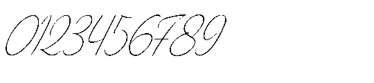 Pensthary Italic Font OTHER CHARS