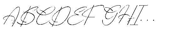 Pensthary Italic Font UPPERCASE