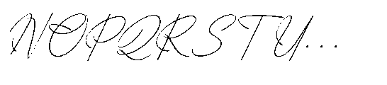 Pensthary Italic Font UPPERCASE