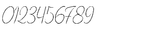 Pensthary Regular Font OTHER CHARS