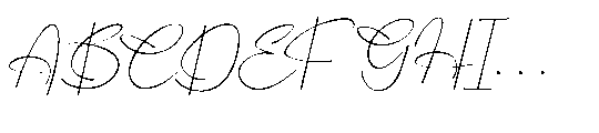 Pensthary Regular Font UPPERCASE