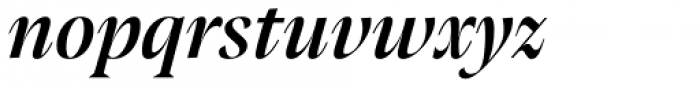 Pensum Display Medium Italic Font LOWERCASE