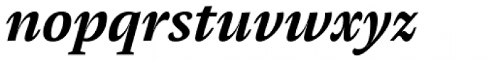 Pensum Pro Bold Italic Font LOWERCASE