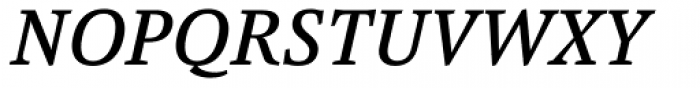 Pensum Pro Book Italic Font UPPERCASE