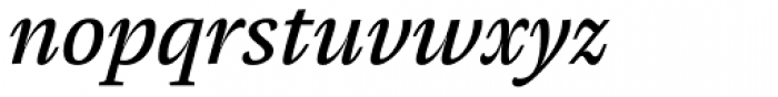 Pensum Pro Book Italic Font LOWERCASE