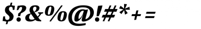 Pensum Pro ExtraBold Italic Font OTHER CHARS