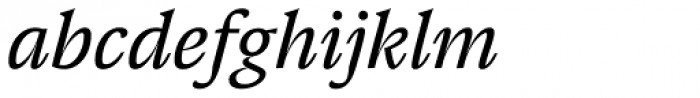 Pensum Pro Italic Font LOWERCASE