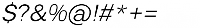 Penta Oblique Regular Font OTHER CHARS