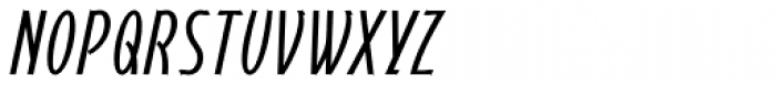Pentathlon Pro Light Italic Font UPPERCASE