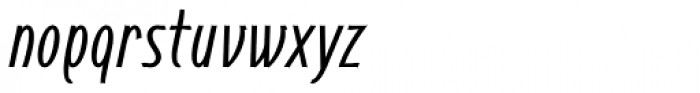 Pentathlon Pro Light Italic Font LOWERCASE