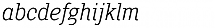 Pentay Light Italic Font LOWERCASE